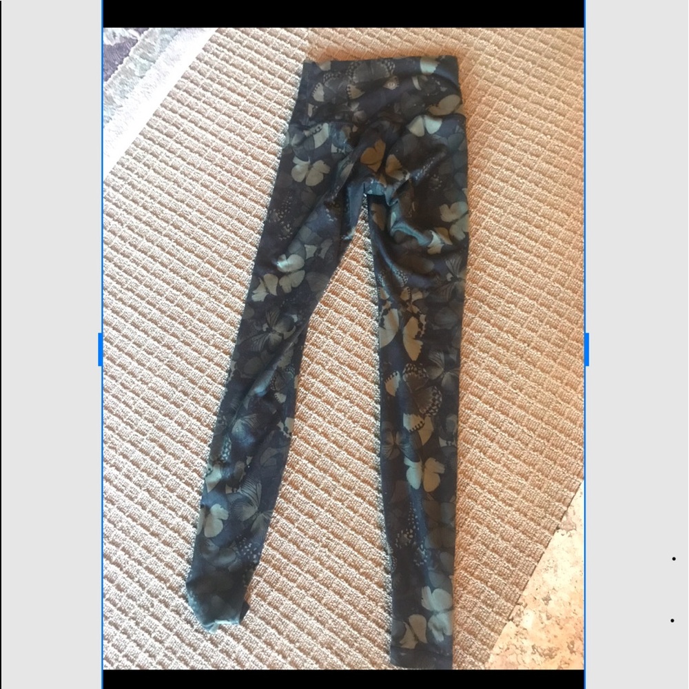 Lululemon CAMO Butterfly Luon Hi-Rise Leggings